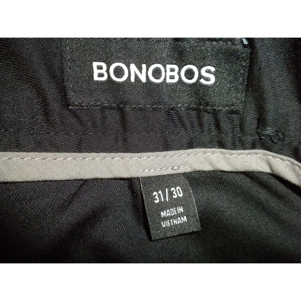 Bonobos Week Day Warrior Dress Pants 31x30 Black‎ Tuesday Slim Fit Non Iron - Picture 7 of 14